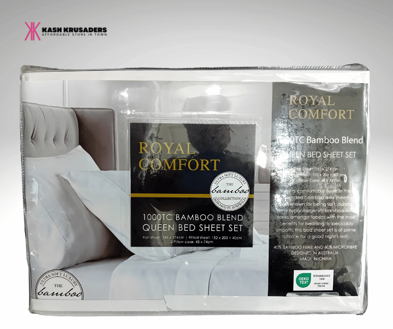 Royal comfort Bed Sheets 1000TC Banboo Blend